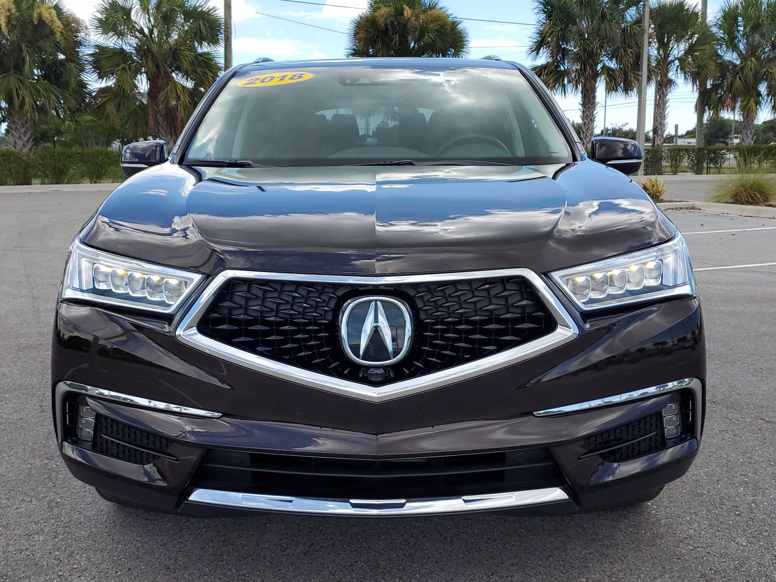 Certified Pre Owned 2018 Acura Mdx Wadvance Pkg Suv In St Petersburg